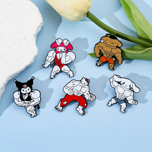Buff Hello Kitty and friends Enamel pins