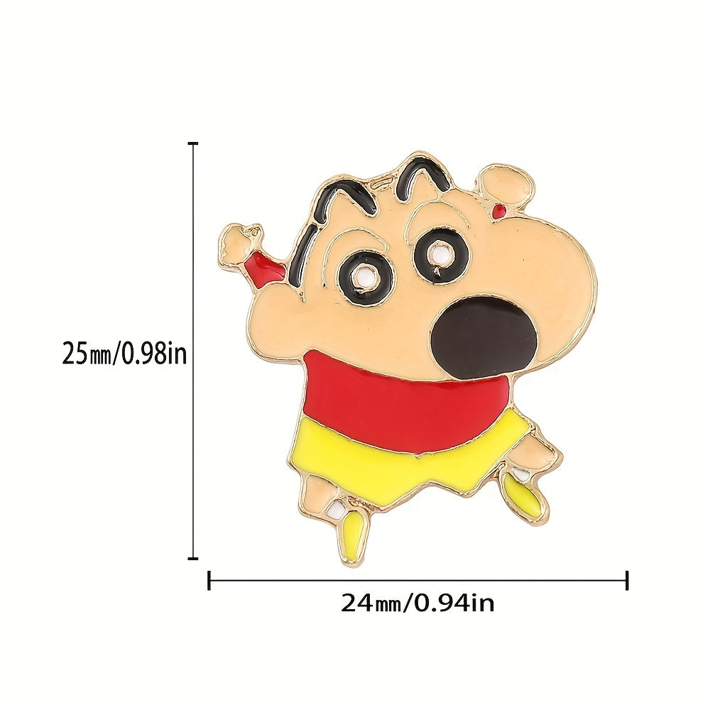 Shin Chan Inspired Enamel Pins