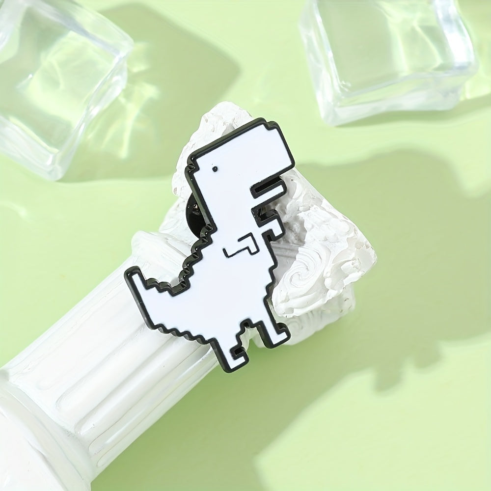 Chrome Dino Enamel Pin