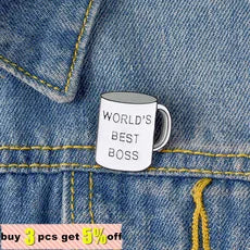 Boss Mug Custom Enamel Pins