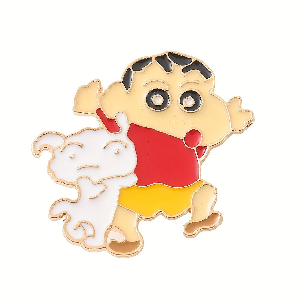 Shin Chan Inspired Enamel Pins
