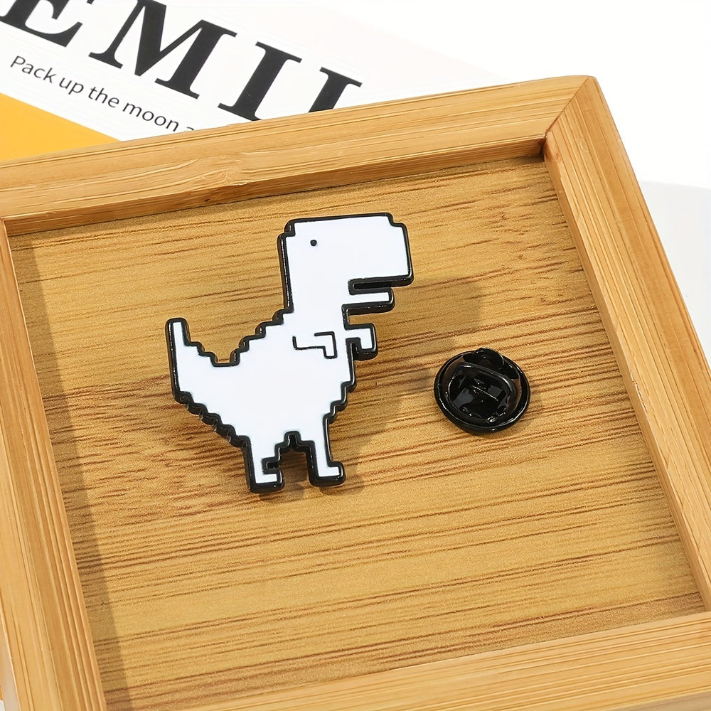 Chrome Dino Enamel Pin